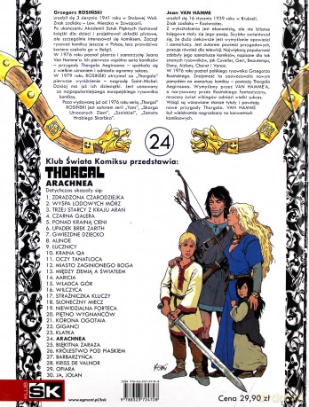 Thorgal Tom 24: Arachnea (twarda) - Rosiński - Van Hamme [KSIĄŻKA]