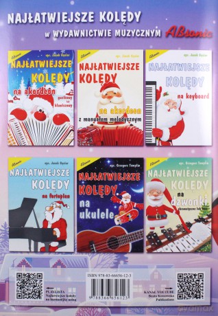 Najłatwiejsze kolędy na harmonijkę ustną - Beata Kossowska, Grzegorz Templin [KSIĄŻKA]