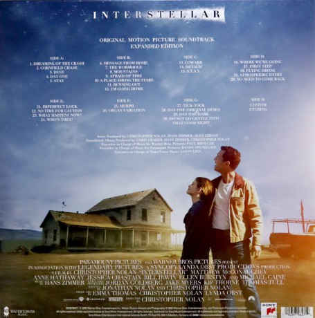 Interstellar soundtrack (Hans Zimmer) [4xWinyl]