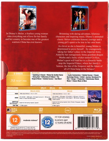 Mulan Collection (Disney) [2xBlu-Ray]