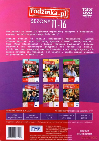 Rodzinka.pl Sezon 11-16 Kolekcja  [BOX] [13DVD]
