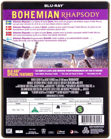 Bohemian Rhapsody (steelbook) [Blu-Ray]