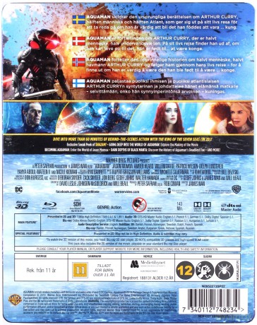 Aquaman (steelbook) [Blu-Ray 3D]+[Blu-Ray]
