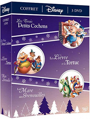 Three Little Pigs / The Tortoise and the Hare / The Wind in the Willows (Trzy małe świnki / Żółw i Zając / O czym szumią wierzby) (Disney) [3DVD]