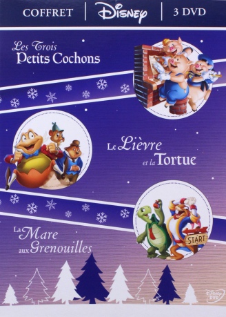 Three Little Pigs / The Tortoise and the Hare / The Wind in the Willows (Trzy małe świnki / Żółw i Zając / O czym szumią wierzby) (Disney) [3DVD]