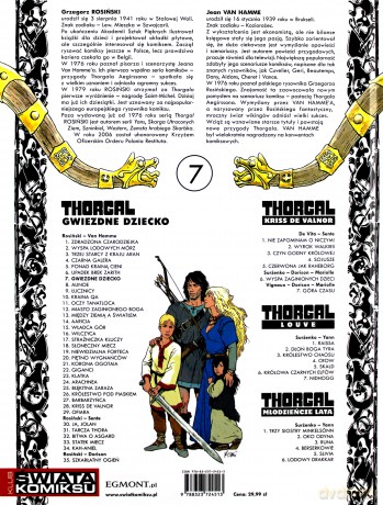 Thorgal Tom 07: Gwiezdne Dziecko (twarda) - Rosiński - Van Hamme [KSIĄŻKA]