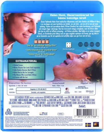 The Sessions (Sesje) [Blu-Ray]