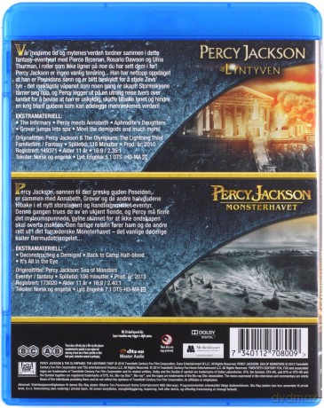 Percy Jackson 1-2 [2xBlu-Ray]