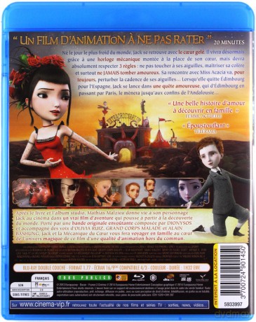 Jack and the Cuckoo-Clock Heart (Jack i mechanika serca) [Blu-Ray]