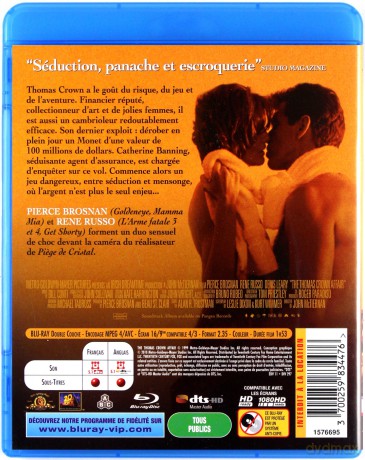 Afera Thomasa Crowna [Blu-Ray]+[DVD]