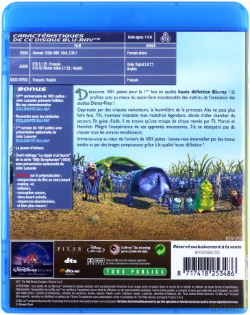 A Bug's Life (Dawno temu w trawie) (Disney) [Blu-Ray]