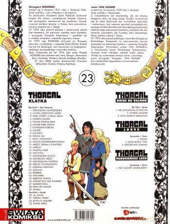 Thorgal Tom 23: Klatka (twarda) - Rosiński - Van Hamme [KSIĄŻKA]