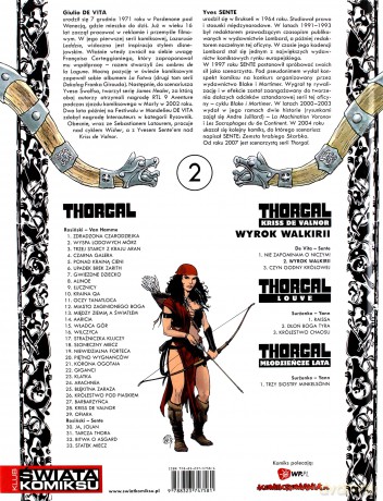 Thorgal Tom 2 Kriss De Valnor: Wyrok Walkirii (twarda) [KSIĄŻKA]