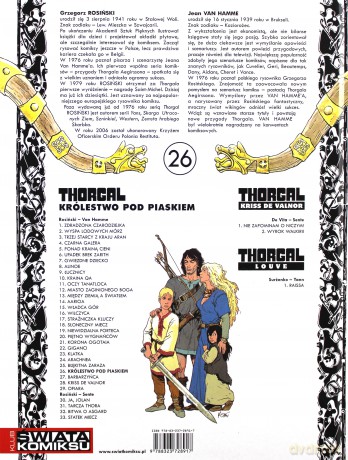 Thorgal Tom 26: Królestwo pod piaskiem (twarda) - Rosiński - Van Hamme [KSIĄŻKA]