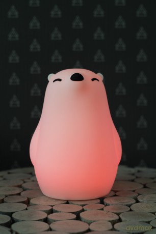 Lampka LED PUFI duży Miś polarny