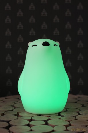 Lampka LED PUFI duży Miś polarny