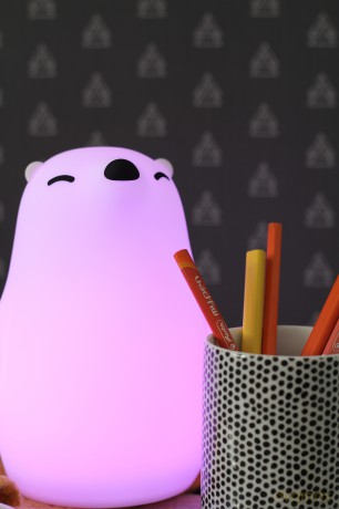 Lampka LED PUFI duży Miś polarny
