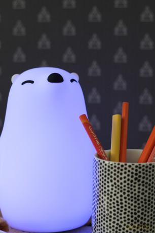 Lampka LED PUFI duży Miś polarny