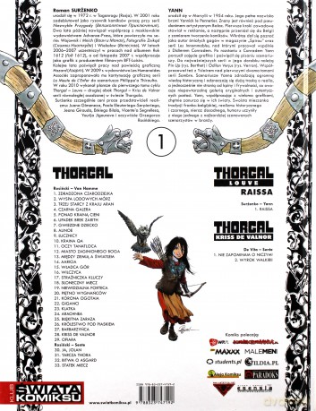 Thorgal Tom 1 Louve: Raissa (twarda) - Surżenko - Yann [KSIĄŻKA]