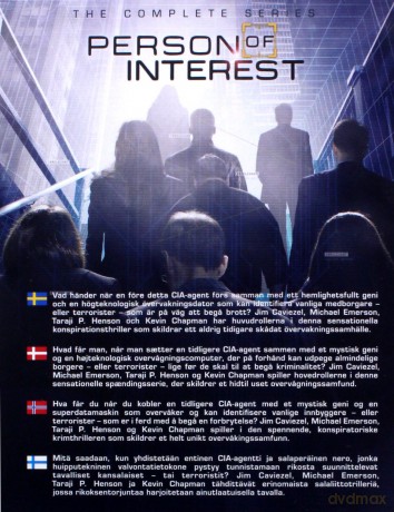 Person of Interest Season 1-5 (Impersonalni) [27xBlu-Ray]