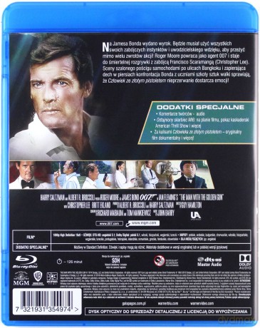 007 James Bond Człowiek ze złotym pistoletem [Blu-Ray]