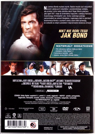 007 James Bond Człowiek ze złotym pistoletem [DVD]