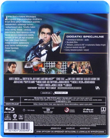 007 James Bond Licencja Na Zabijanie [Blu-Ray]
