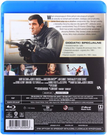007 James Bond W tajnej służbie Jej Królewskiej Mości [Blu-Ray]