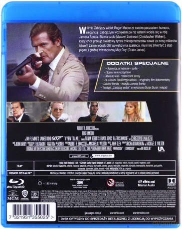 007 James Bond Zabójczy Widok [Blu-Ray]