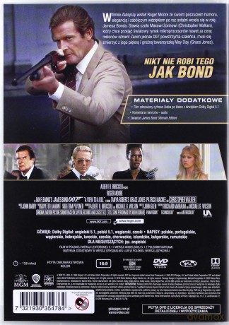 007 James Bond Zabójczy Widok [DVD]