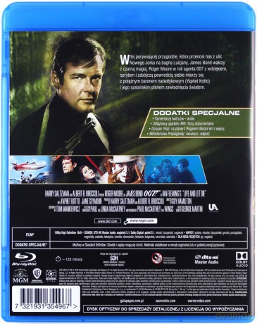 007 James Bond Żyj i Pozwól Umrzeć [Blu-Ray]