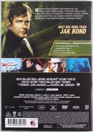 007 James Bond Żyj i Pozwól Umrzeć [DVD]