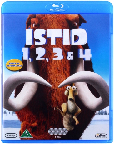 Ice Age 1-4 (Epoka Lodowcowa 1-4) [4xBlu-Ray]