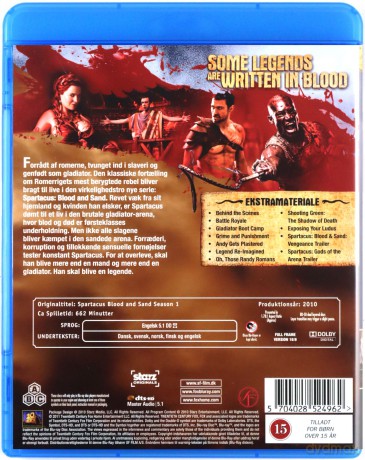 Spartacus: Blood and Sand (Spartakus: Krew i piach) [4xBlu-Ray]