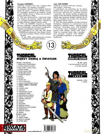 Thorgal Tom 13: Między Ziemią a Światłem (twarda) - Rosiński - Van Hamme [KSIĄŻKA]
