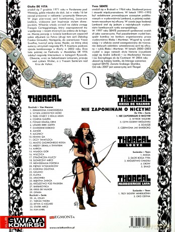 Thorgal Tom 3 Kriss de Valnor: Nie zapominam o niczym! (twarda) - De Vita - Sente [KSIĄŻKA]