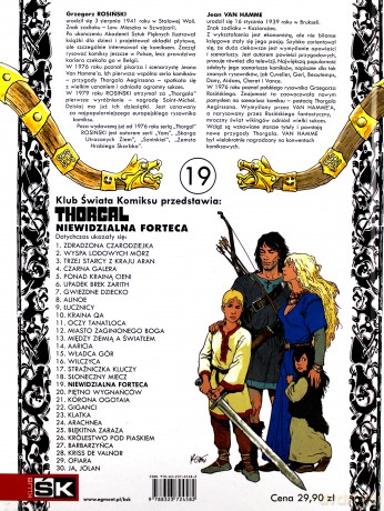 Thorgal Tom 19: Niewidzialna Forteca (twarda) - Rosiński - Van Hamme [KSIĄŻKA]