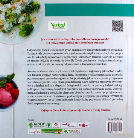 Dieta w chorobach trzustki - co jeść, a czego unikać. 130 przepisów na dania, które wzmocnią Twoją trzustkę - Reinhard Singer, E. Waltraud [KSIĄŻKA]