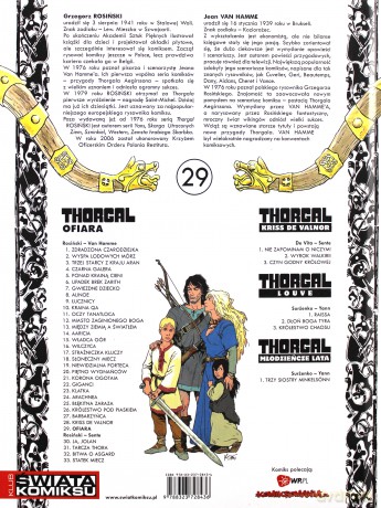 Thorgal Tom 29: Ofiara (twarda) - Rosiński - Van Hamme [KSIĄŻKA]