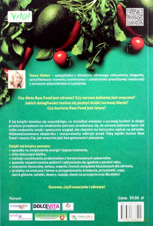 Kuchnia Raw Food. Smaczne dania bez gotowania - Tanya Maher [KSIĄŻKA]