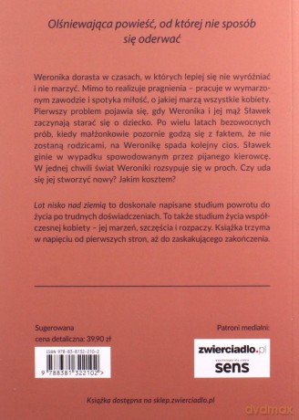 Lot nisko nad ziemią - Ałbena Grabowska [KSIĄŻKA]