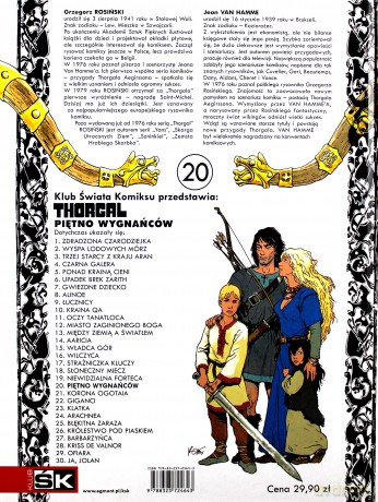 Thorgal Tom 20: Piętno Wygnańców (twarda) - Rosiński - Van Hamme [KSIĄŻKA]