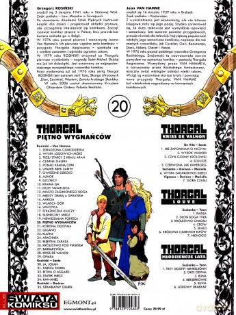 Thorgal Tom 20: Piętno Wygnańców (twarda) - Rosiński - Van Hamme [KSIĄŻKA]