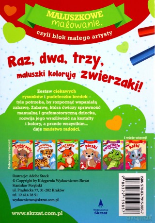 Maluszkowe malowanie. Zwierzęta chronione w Polsce [KSIĄŻKA]