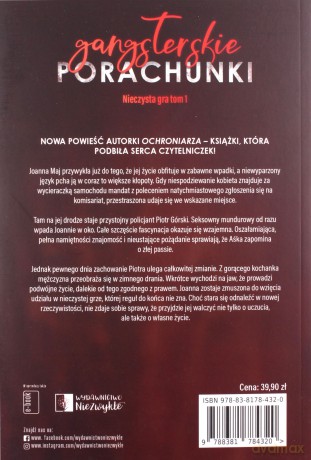 Nieczysta gra (Tom 1) Gangsterskie porachunki - Adams Meg [KSIĄŻKA]