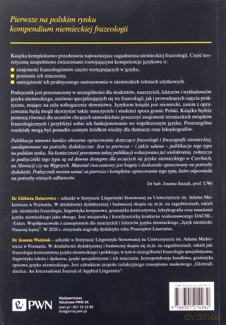 Phraseologie des Deutschen für polnische Deutschlernende - Elżbieta Dziurewicz, Joanna Woźniak [KSIĄŻKA]