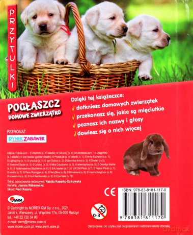 Przytulki. Pogłaszcz domowe zwierzątko - Natalia Kawałko-Dzikowska [KSIĄŻKA]
