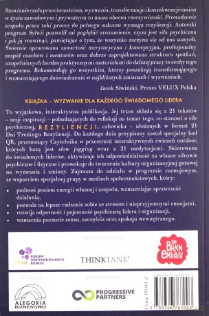 Rezyliencja. Siła psychiczna lidera/liderki - Sylwia Lewandowska-Akhvlediani [KSIĄŻKA]