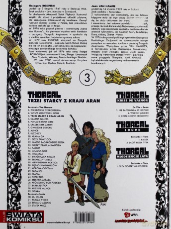 Thorgal Tom 03: Trzech Starców z krainy Aran (twarda) - Rosiński - Van Hamme [KSIĄŻKA]