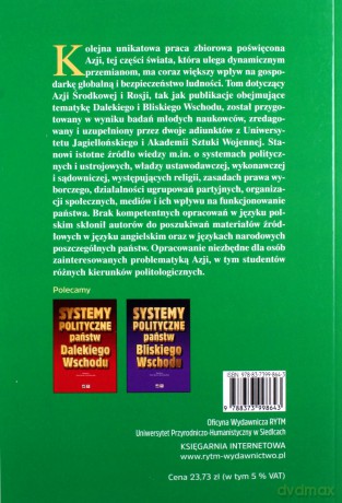 Systemy polityczne państw Azji Środkowej i Rosji [KSIĄŻKA]